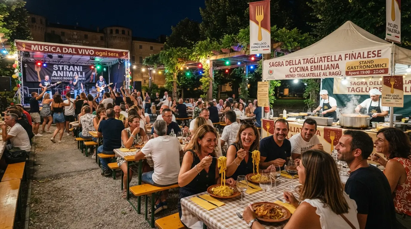 Sagra della Tagliatella Finalese: cinque sere di cucina emiliana a Finale Emilia