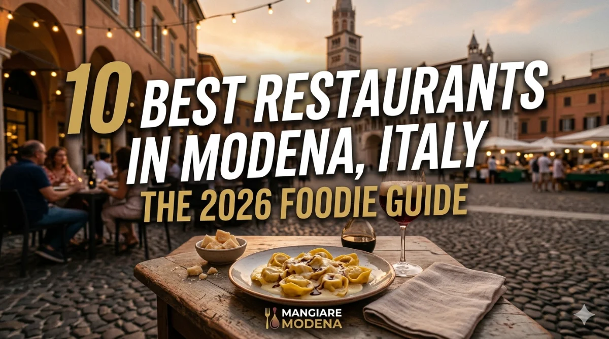Les 10 meilleurs restaurants de Modène, Italie : Le guide gastronomique 2026